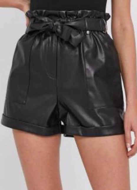 Patrizia Pepe Black Polyethylene Shorts - XLchoice