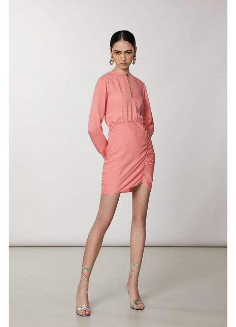 Patrizia Pepe Pink Copper Casual Dress - XLchoice