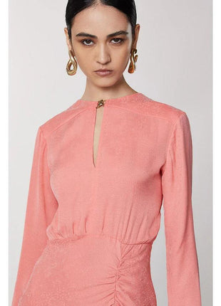 Patrizia Pepe Pink Copper Casual Dress - XLchoice