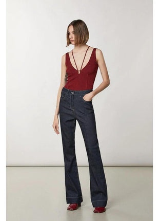 Patrizia Pepe Red Viscose Shirt - XLchoice