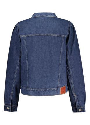 Pepe Jeans Blu Cotton Women Jacket - XLchoice.com