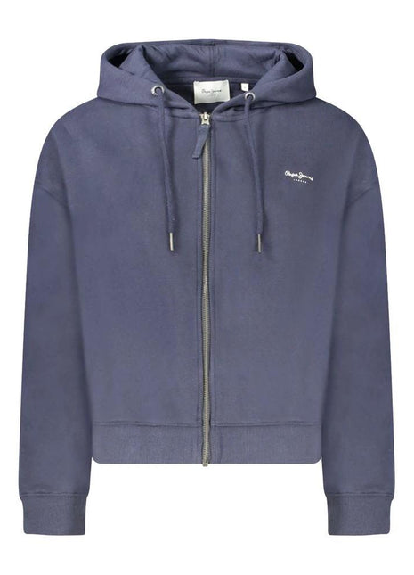 Pepe Jeans Blue Cotton Women's Hoodie - XLchoice