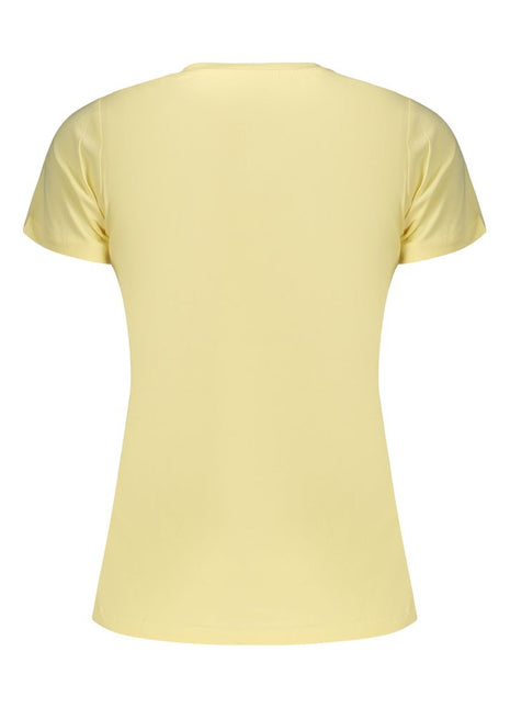 Pepe Jeans Yellow Cotton Women's T-Shirt - xlchoice.com