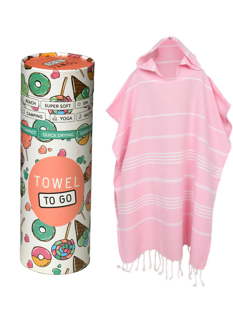 Pink Poncho Towel - xlchoice.com