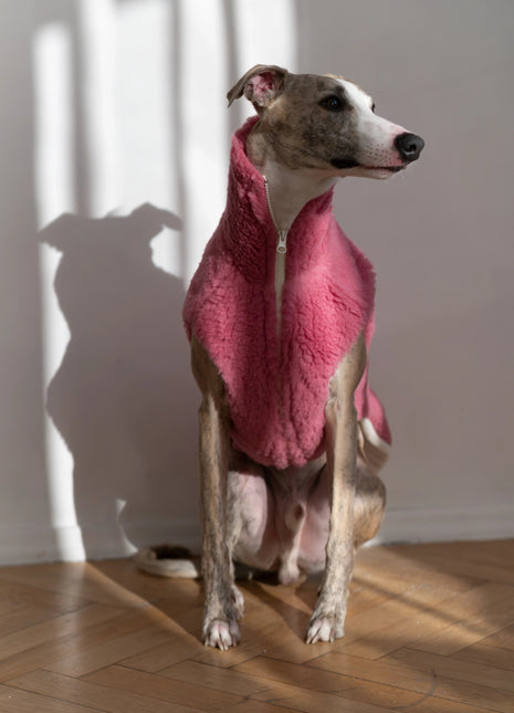 Pink Wool Vest - xlchoice.com