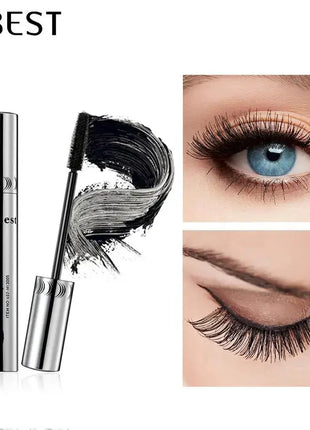QIBEST Black Mascara Eyelashes Mascara 4D Silky Eyelashes Lengthening Eyelashes Makeup Waterproof Mascara Volume Eye Cosmetics - xlchoice.com
