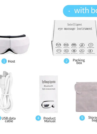 6D Smart Eye Massager Vibration Airbag Compress Eye Care Instrument Bluetooth Music Eye Massage Glasses Eye Relax Fatigue - xlchoice.com