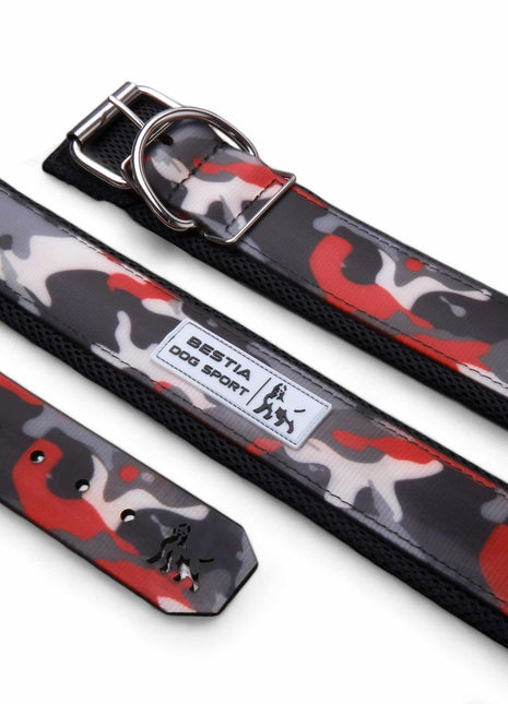 Red Camo Dog Collar - xlchoice.com