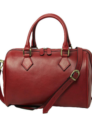 Double handled shoulder bag - red - XLchoice