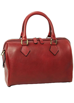 Double handled shoulder bag - red - XLchoice