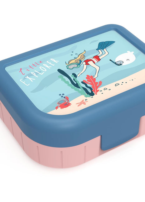 Rotho lunch box to go kids explorer girls - xlchoice.com