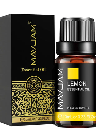 MAYJAM 10ML Lavender Lemongrass Jasmine Vanilla Eucalyptus Rose Lemon Essential Oil For Humidifier Diffuser Candle Making