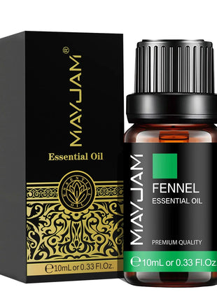 MAYJAM 10ML Lavender Lemongrass Jasmine Vanilla Eucalyptus Rose Lemon Essential Oil For Humidifier Diffuser Candle Making
