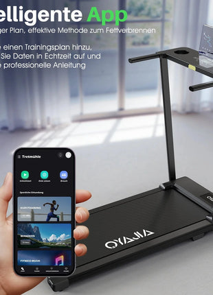 Treadmill Walking Pad for Home 3in1 Folding Under Desk Treadmill 2.5HP Smart Walking Treadmill with APP & LED Display