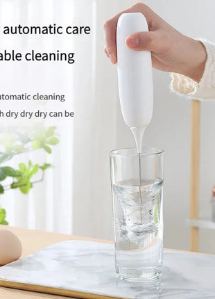 1PC Battery Model Handheld Egg Beater Froth Mixer Kitchen Automatic Coffee Milk Foaming Mixer Kitchen Whisk Tools