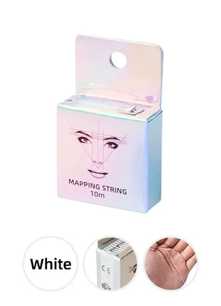 10m for Mapping Eyebrow Marker Thread Tattoo Brows Point 1 Box MAPPING STRING Microblading Eyebrow Pre-Inked Tattoo PMU String