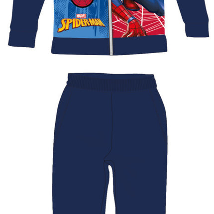 Spiderman boy's leisure suit - navy blue - 134