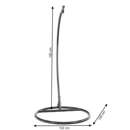 Stojan kovový čierny (nosnost 100kg)