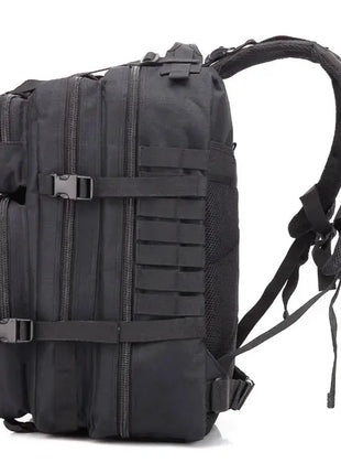 45L Tactical Assault Backpack – Waterproof Outdoor Rucksack Black