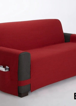 Sofabetræk FARO srl OUTLET til lige sofaer, rød/grå