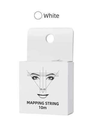 10m for Mapping Eyebrow Marker Thread Tattoo Brows Point 1 Box MAPPING STRING Microblading Eyebrow Pre-Inked Tattoo PMU String