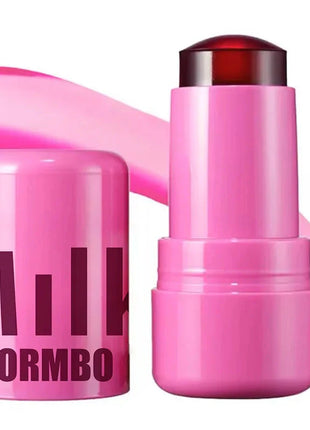 3-in-1 Milk Jelly Tint Facial Blusher Wand Moisturized Long Lasting Matte Rouge Cheek Contour Lipstick Sticker Beauty Makeup