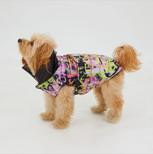 Graffiti Wasserdichte Pufferjacke