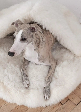 Sheepskin Pet Cave - xlchoice.com