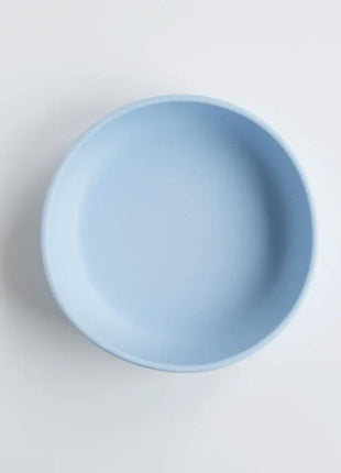 Silicone Baby Plate Bowl - Blue-2