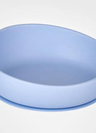 Silicone Baby Plate Bowl - Blue-3