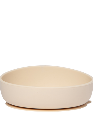Silicone Baby Plate Bowl - Sand-1