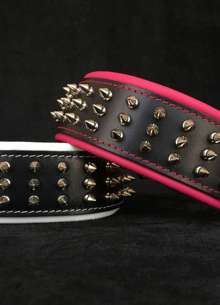 Silver Spike Collar - xlchoice.com