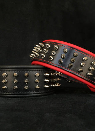Silver Spike Collar - xlchoice.com
