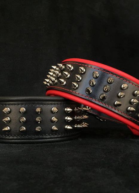 Silver Spike Collar - xlchoice.com
