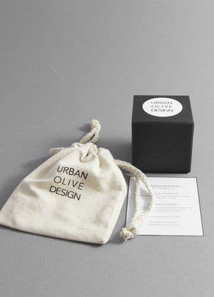 SQUARE EARRINGS | Black Concrete-4