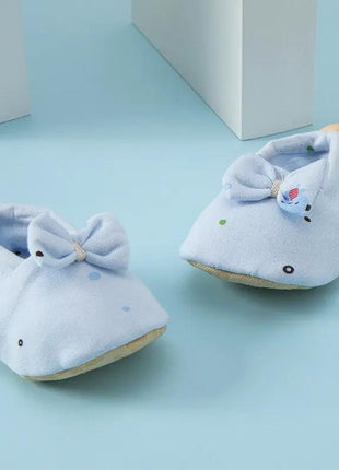 Summer Hot Selling Baby Simple Cartoon Print Soft Sole Anti-slip Shoes with Cotton Fabric - xlchoice.com