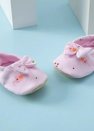 Summer Hot Selling Baby Simple Cartoon Print Soft Sole Anti-slip Shoes with Cotton Fabric - xlchoice.com
