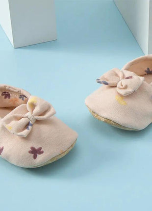 Summer Hot Selling Baby Simple Cartoon Print Soft Sole Anti-slip Shoes with Cotton Fabric - xlchoice.com