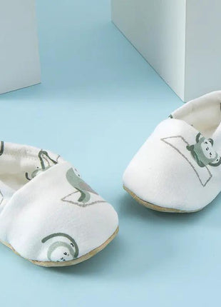 Summer Hot Selling Baby Simple Cartoon Print Soft Sole Anti-slip Shoes with Cotton Fabric - xlchoice.com