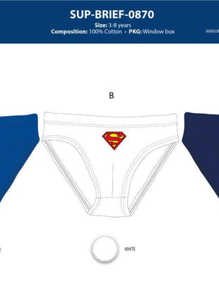 Superman bomuldsundertøjssæt til drenge - XLchoice