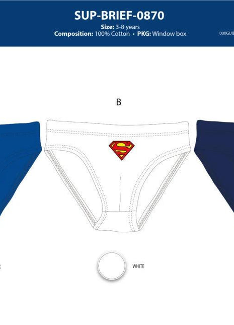 Superman Cotton Underwear Set for Boys - XLchoice