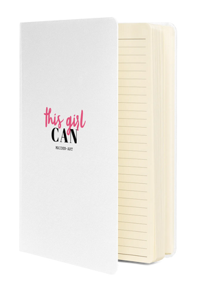 This Girl Can Hardcover bound notebook - JournalBook - stationery - xlchoice.com