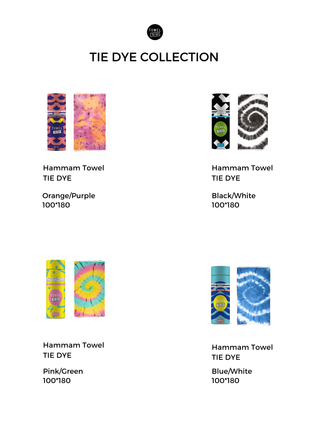 Tie-Dye Hammam Towel - xlchoice.com