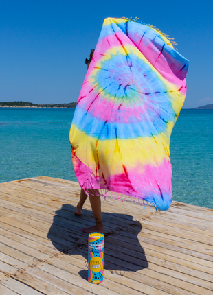 Tie-Dye Hammam Towel - xlchoice.com