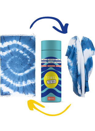 Tie Dye Kimono Towel - xlchoice.com