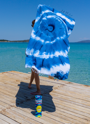 Tie Dye Kimono Towel - xlchoice.com