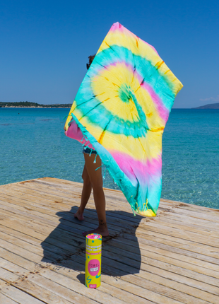 Tie Dye Towel Kimono - xlchoice.com