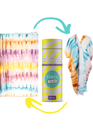Tie Dye Towel Kimono - xlchoice.com