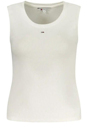 Tommy Hilfiger Bianco Cotton Women Tank Top - xlchoice.com