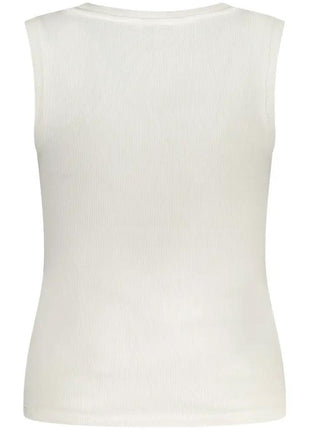 Tommy Hilfiger Bianco Cotton Women Tank Top - xlchoice.com